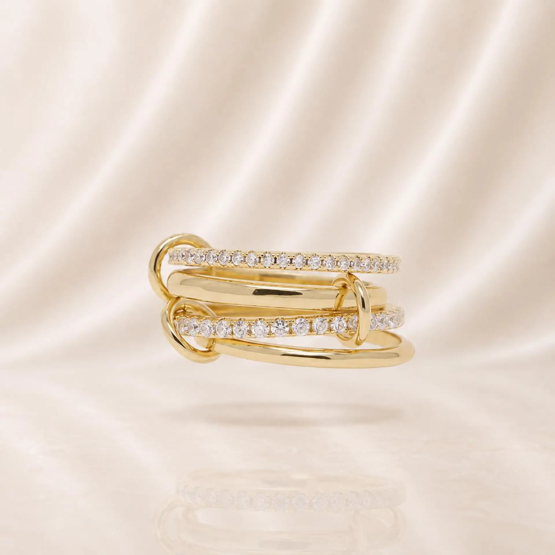 טבעת אליזבת – Elizabeth Stacked Ring