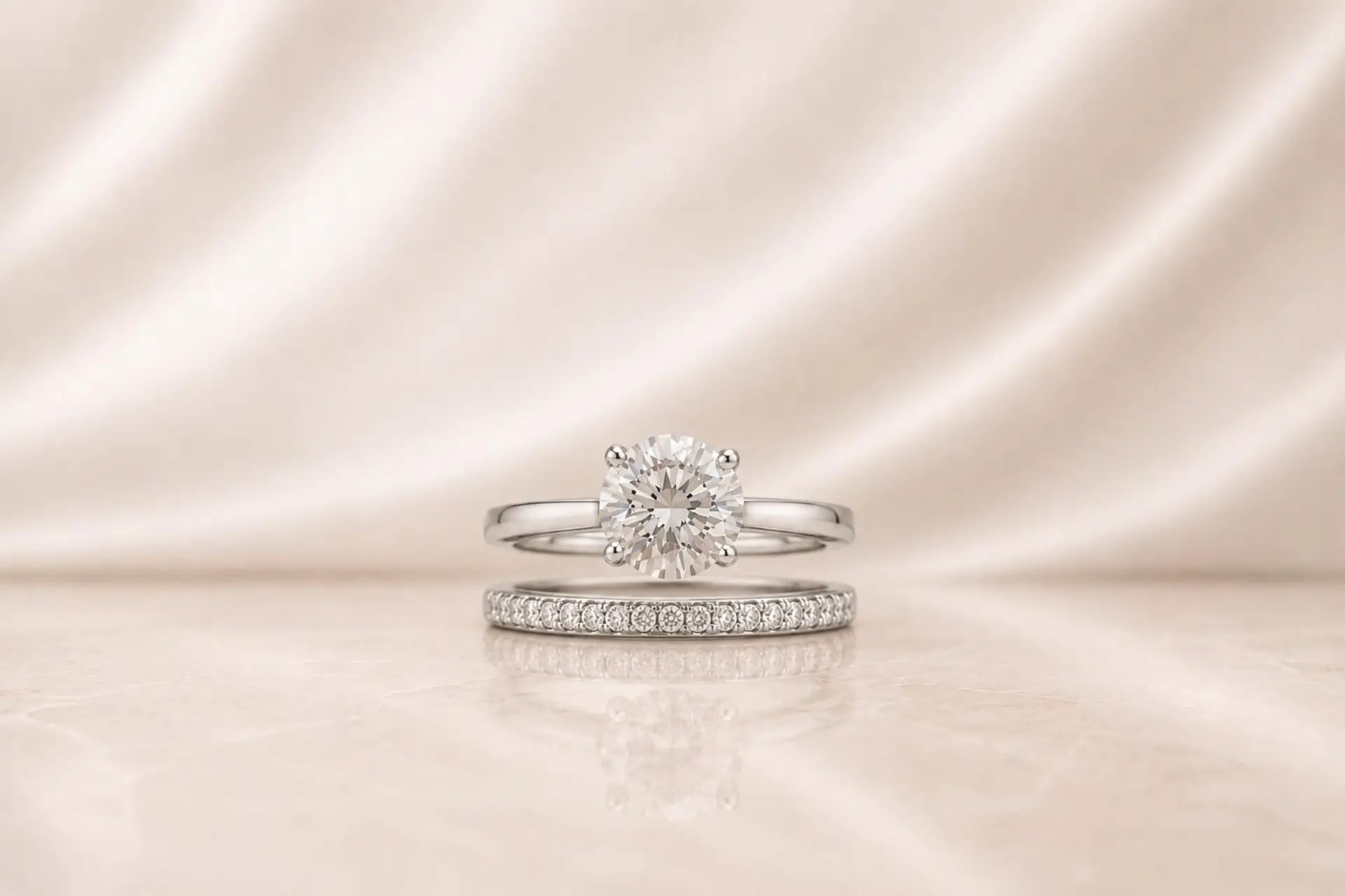סט טבעות ויולט – Violet Bridal Set Trio
