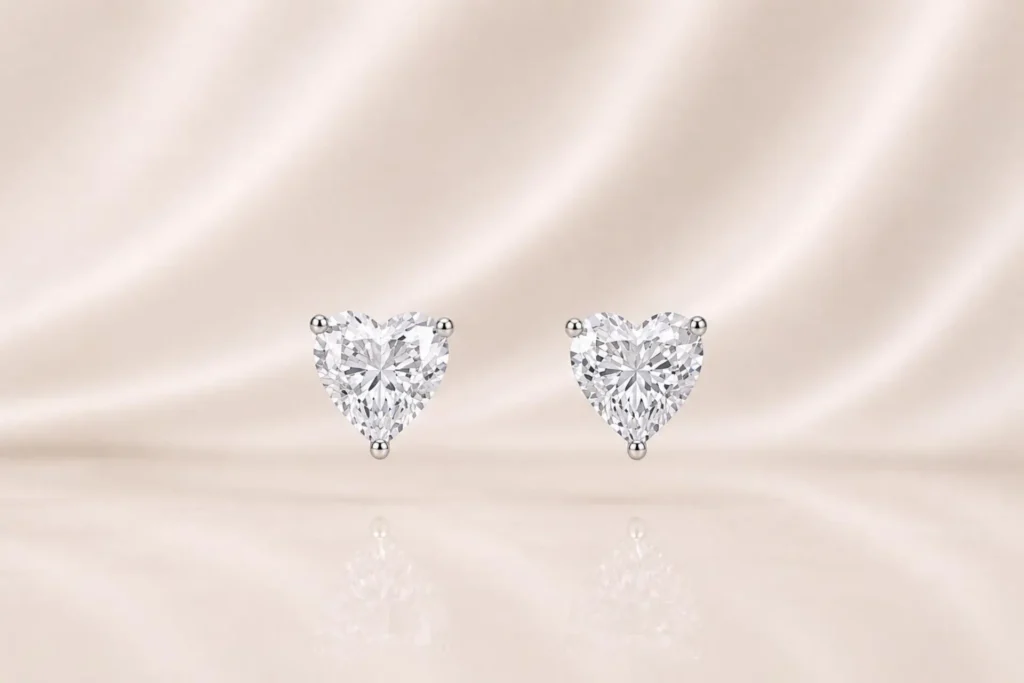 עגילי ליבי – Libi Heart Earrings