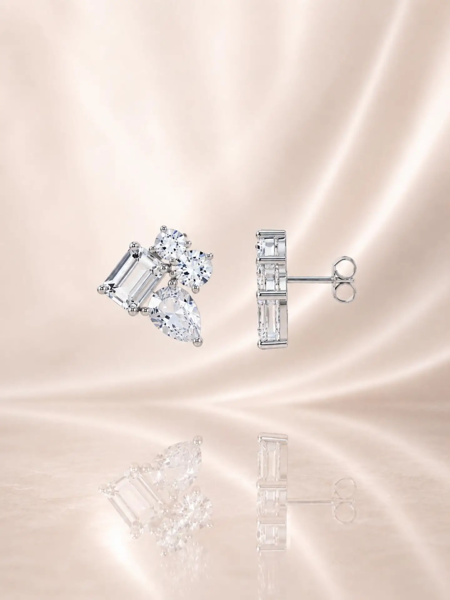 עגילי קיילי – Kylie Cluster Earrings