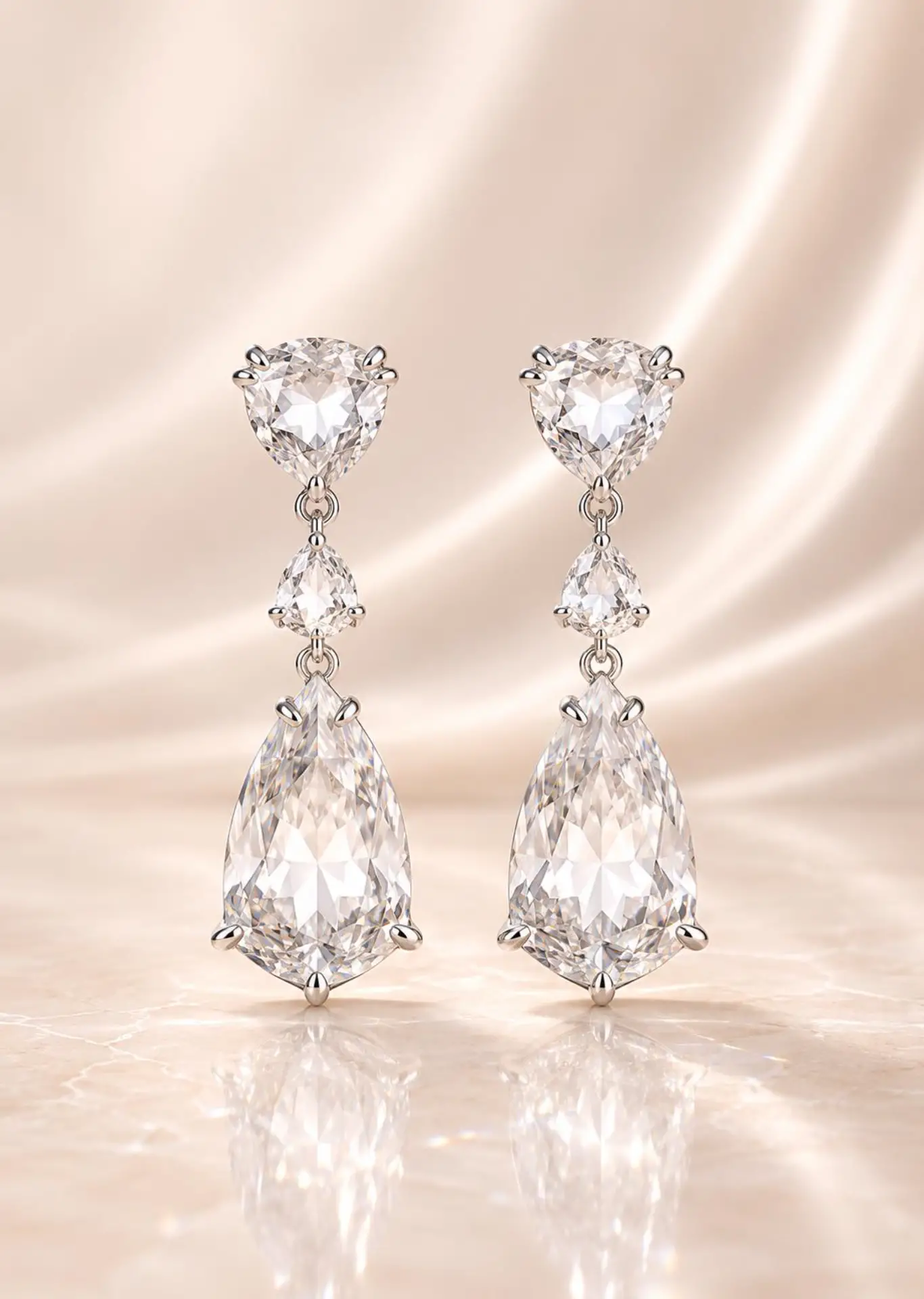 עגילי פרינסס – Princess Drop Earrings