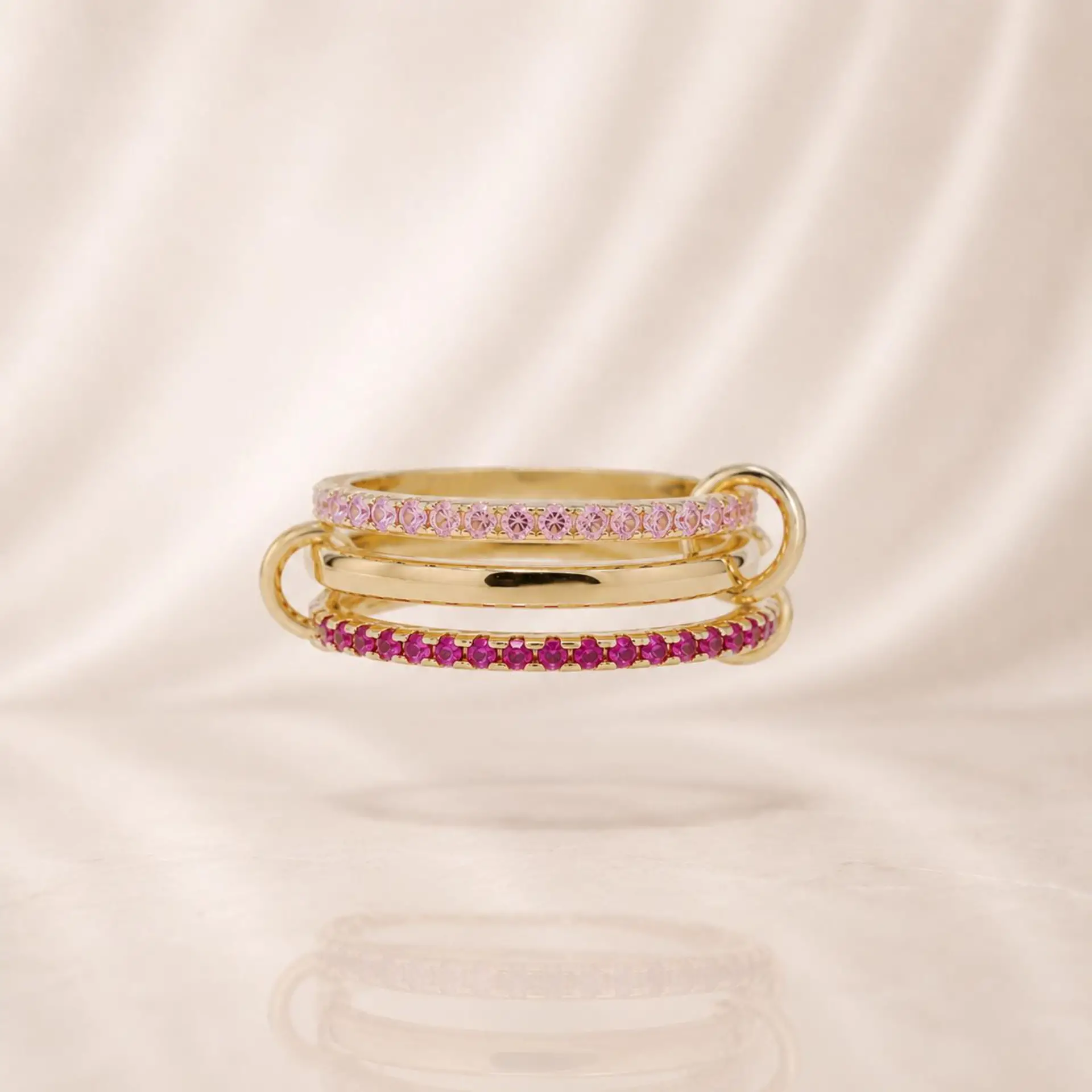 טבעת אליזבת – Elizabeth Stacked Ring – תמונה 2